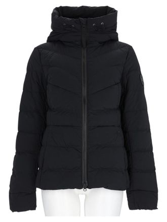 Canada Goose Black Quilted Hooded Polyamide Down Jacket