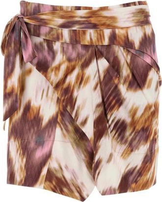 Isabel Marant Berenice Mini Rok - Dames - Korte rokken - Veelkleurig - M - Katoen - Rokken