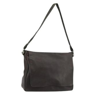 Prada Pre-owned Cross Body Bags, female, Brown, Size: ONE SIZE Pre-owned Vintage Shoulder Bag