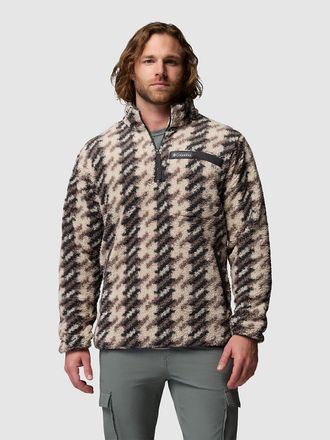Columbia Rugged Ridge High Pile Half-Zip Felpa in Pile marrone