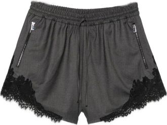 Pinko Pinko, Korte Broeken, Dames, Grijs, L, Short Shorts