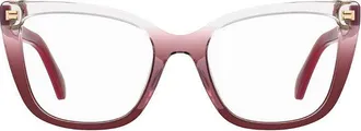 Moschino MOS603 Cat-Eye Acetate Eyeglasses - Red