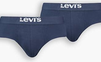 Levi's Calzoncillos b&aacute;sicos de un color Levis: paquete de 2 - Hombre - XL - Azul / Navy