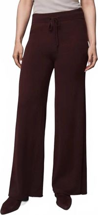 Splendid Georgie Long Pant In Dark Plum