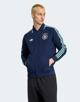 adidas Germany Away - Giacca Anthem blu navy college