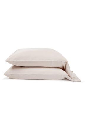 Pom Pom at Home Set of 2 Sateen Pillowcases in Sand at Nordstrom, Size Standard