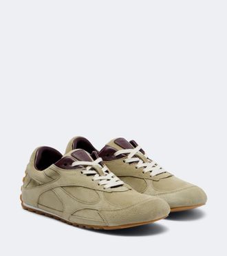 Bottega Veneta Orbit Flash suede sneakers