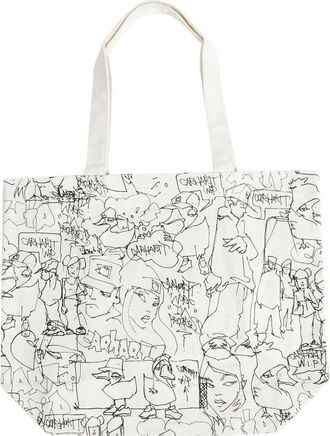 Carhartt Work in Progress Blinkerfluid Tote Dearborn - Bags - unisex - Blanco - ONE SIZE