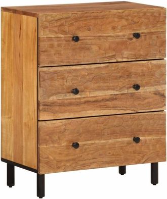 vidaXL Side Cabinet 60x33x75 cm Solid Wood Acacia vidaXL