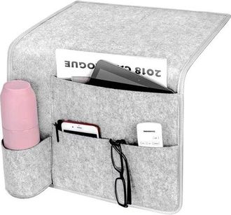 OEM Bolsa De Almacenamiento Para Mesita De Noche: Ideal Para Libros, Tel&eacute;fono M&oacute;vil, Ipad Y Mando A Distancia