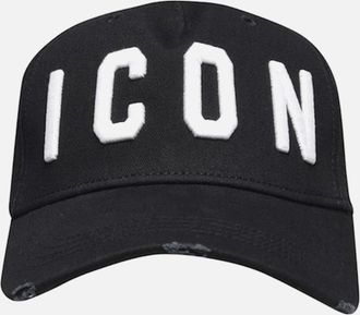 Dsquared2 Mens ICON Cap - Black / White