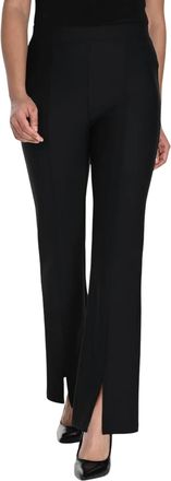 Frank Lyman Design Bootcut Knit Pant In Black