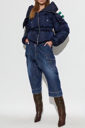 Dsquared2 Cargo Jeans, Womens, Navy Blue