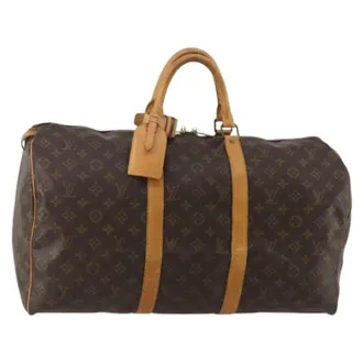 Louis Vuitton Pre-owned Boston Bag - unisex - Louis Vuitton Vintage - Vintage Weekend Bags - Brown - ONE SIZE - Pre-owned