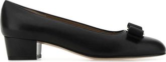 Ferragamo Black Bow Pumps