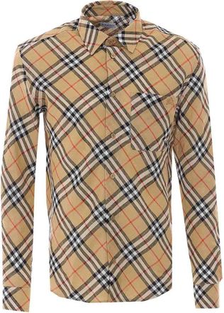 Burberry Beige Roland Check Shirt