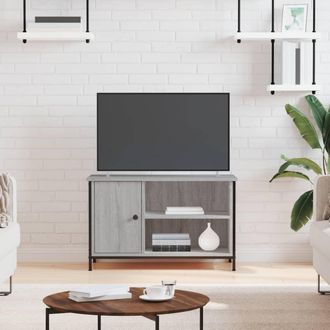 vidaXL Vidaxl - Mueble Para Tv Madera Contrachapada Gris Sonoma 80x40x50 Cm