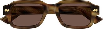 Bottega Veneta Sunglasses Bv1442 S 002 Brown/Brown Men