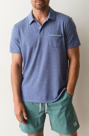 Marine Layer Air Pocket Polo in Coastal Fjord at Nordstrom, Size Xx-Large