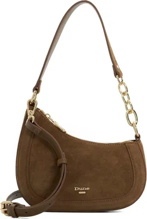 Dune London Direction Shoulder Bag in Sand at Nordstrom