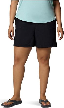 Columbia Plus Size Sandy Rivertm Shorts II Womens Shorts Black : 2X 6, Nylon