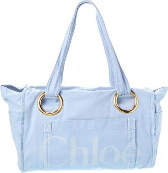 Chlo&eacute; Plage Large Canvas Tote