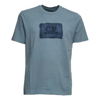 C.P. Company T-Shirts, male, Blue, Size: XL T-Shirt