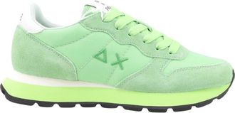 Sun 68 Ally Solid Sneaker - Dames - Sneakers - Groen - 37 EU - Leer - Schoenen