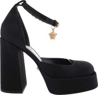 Versace Medusa Aevitas Platform Pumps, Brand Size 40 ( US Size 10 )