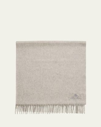 Loro Piana Mens Grande Unita Cashmere Scarf