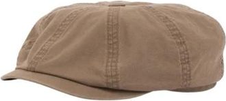 Stetson Delave Katoen Olijf Hoed - Heren - Petten - Groen - L - Katoen - Accessoires
