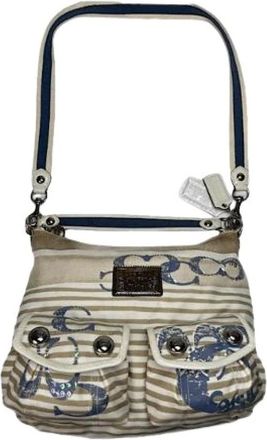 Coach Pre-owned Shoulder Bags, female, Multicolor, Size: ONE SIZE Pre-owned Fabric Shoulder Bag
