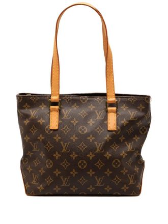 Louis Vuitton 2000 Monogram Cabas Piano tote bag - women - Leather/Fabric - One Size - Brown