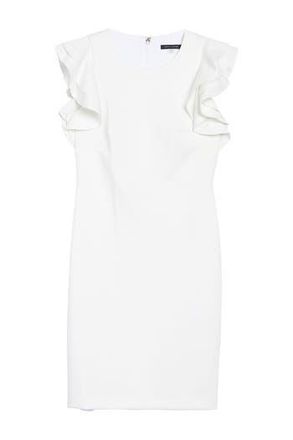 Tommy Hilfiger Flutter Sleeve Sheath Dress in Ivory at Nordstrom Rack, Size 10