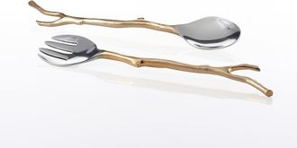 Lunares Manzanita Serving Set in Gold at Nordstrom