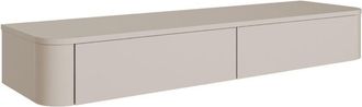 Selsey Selsey Luvio Slim - Mueble De Tv Colgante, Gris Cachemira, 140 Cm