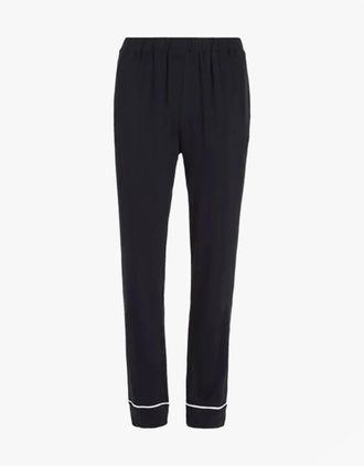 Tommy Hilfiger Womens Tommy Hilfiger MODAL PYJ PANT WIPIPING Womens Pants Black - Size: 10