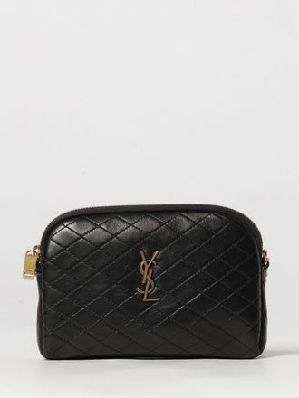 Saint Laurent Mini borsa a tracolla Gaby in pelle con monogramma YSL
