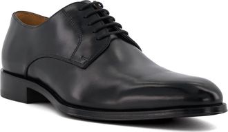 Dune London Mens SALISBURRY Premium Leather Wide Fit Derby Size UK 11 Flat Heel Oxford Shoes Black