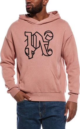 Palm Angels Wool & Cashmere-Blend Hooded Sweatshirt