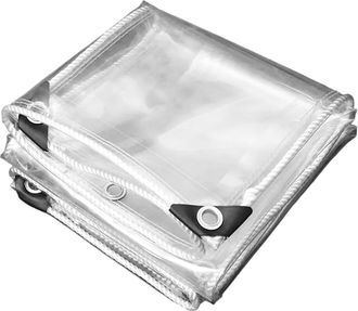 OEM Lona De Pvc Transparente E Impermeable, De 2,5 M X 2 M, Con Ojales Reforzados, Para Proteger Plantas Y Muebles De Jard&iacute;n