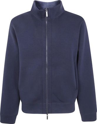Emporio Armani Zip-throughs - Heren - Vesten met rits - Blauw - XL - Hoodies & sweatvesten
