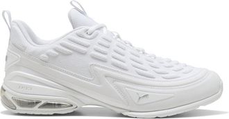 Puma Mens Meza Lace Up Sneakers Shoes Casual - White, White, 10.5