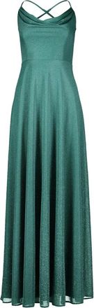 Vera Mont Kleedjes, Dames, Groen, M, Polyester, Backless Avondjurk