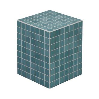 Jonathan Y Designs Callista 18 Modern Bohemian Ceramic Tiled Rectangle End Table in Teal White at Nordstrom