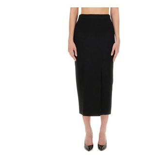 Moschino Midi Skirts, female, Black, Size: M Enverse Skirt
