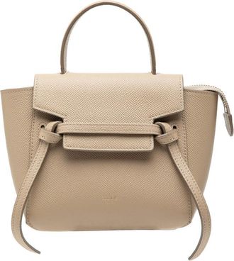 Celine Pre-owned Celine Pico Grained Calfskin Belt Bag Ladies S-AT-4240