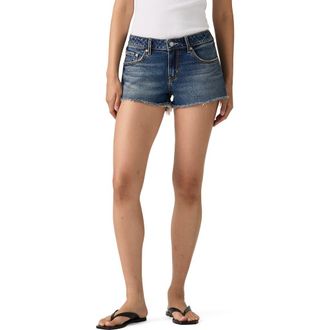 Levi's Raw Hem Denim Shorts in Free Lunch at Nordstrom, Size 32