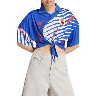 adidas Originals Japan Reconstructed Bringback Jersey in White/Power Blue at Nordstrom, Size X-Small