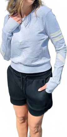 Blanc Noir Maitri Sweatshirt In Pearl/white